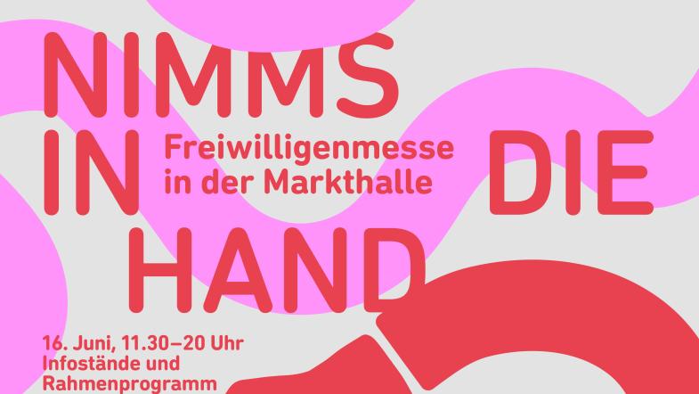 Banner Nimms In Die Hand Freiwilligenmesse