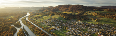 Auenlandschaft im Jurapark Aargau